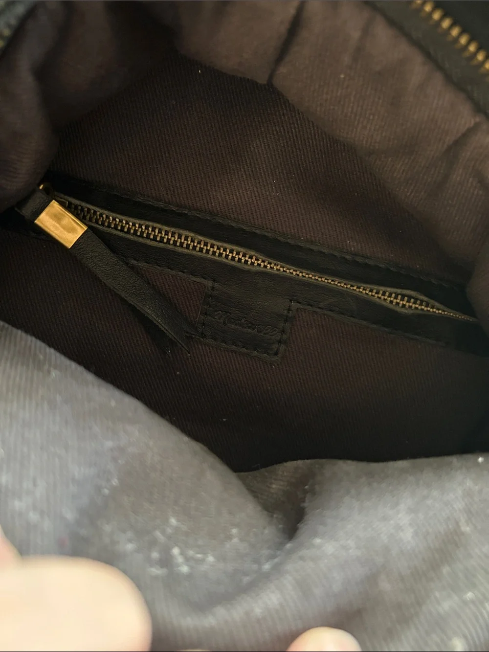 Madewell Lorimer Leather Mini Backpack